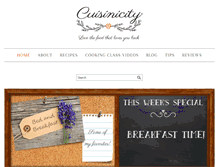 Tablet Screenshot of cuisinicity.com